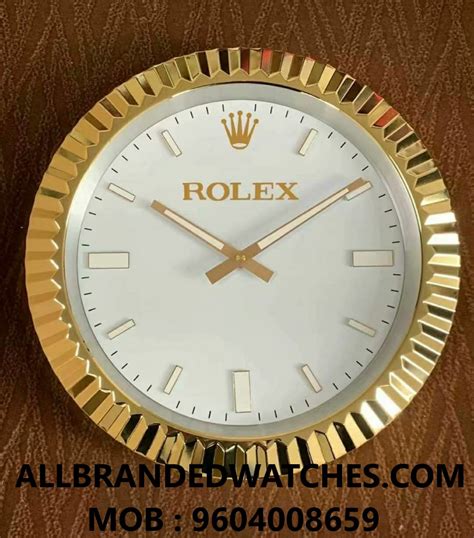 rolex wall clock real.